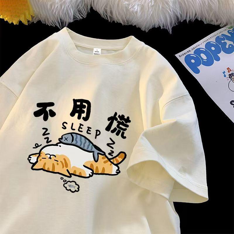 

Футболка с короткими рукавами, летняя новинка, женская футболка с рисунком из мультфильмов, повседневные женские топы с короткими рукавами S