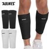 AOLIKES 1Pair Soccer Shin Guard Football Crashproof Calf Protector Nylon Leg Sleeves Sock Shin Protector with Pocket Training 1