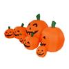 Cloth 7pcs Inflatable Halloween Pumpkin Conjoined Halloween Decoration  Thanksgiving