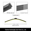 Frameless Multi-functional Silent Car Wiper with Original Interface and Hollow Rubber Strip
