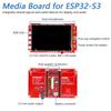 Freenove Media Kit for ESP32-S3 ESP32 S3 CAM 3.5 Inch, OpenAI / XiaoZhiAI, Dual-core 32-bit 240 MHz, Dual Speakers & Microphones