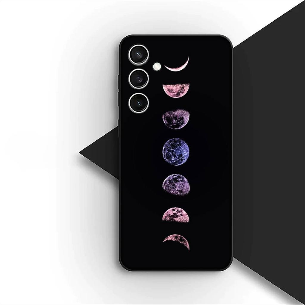 Cover for Motorola Moto G55 G45 G75 G85 G35 Edge 50 30 Fusion 40 NEO Ultra Pro Casing Phone Case Moon Astronaut Stars Art