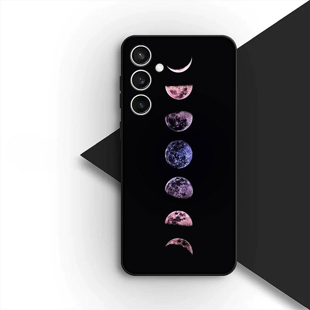 

Чехол для Samsung Galaxy S24 S25 S23 FE Ultra Plus S7 Edge S25+ S23+ A56 5G Корпус Силиконовый Чехол для Телефона Луна Астронавт Звезды Искусство Galaxy S25
