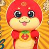 Cute Zodiac Blessing Snake Doll Soft Lucky Snake Doll Plushies  Company Annual Meeting
