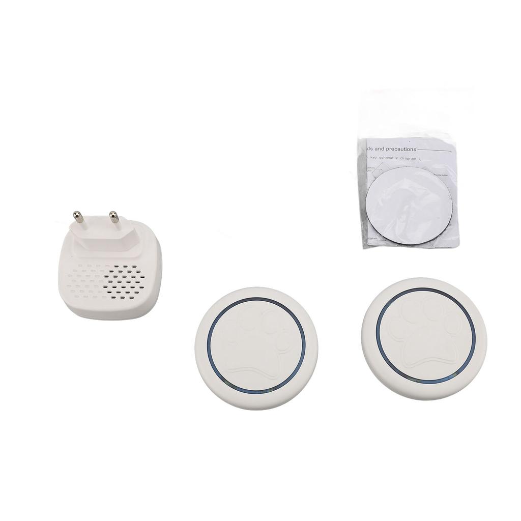 Wireless Dog Doorbell Training to Go Outside 60 Melodies 5 Volume 1000 Ft Range for Pets 110v-240v