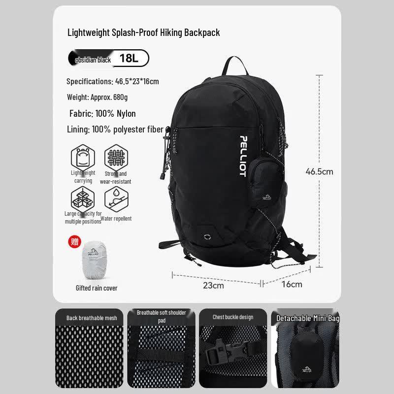 Pelliot Chasing Light 18L Lightweight Hiking Backpack