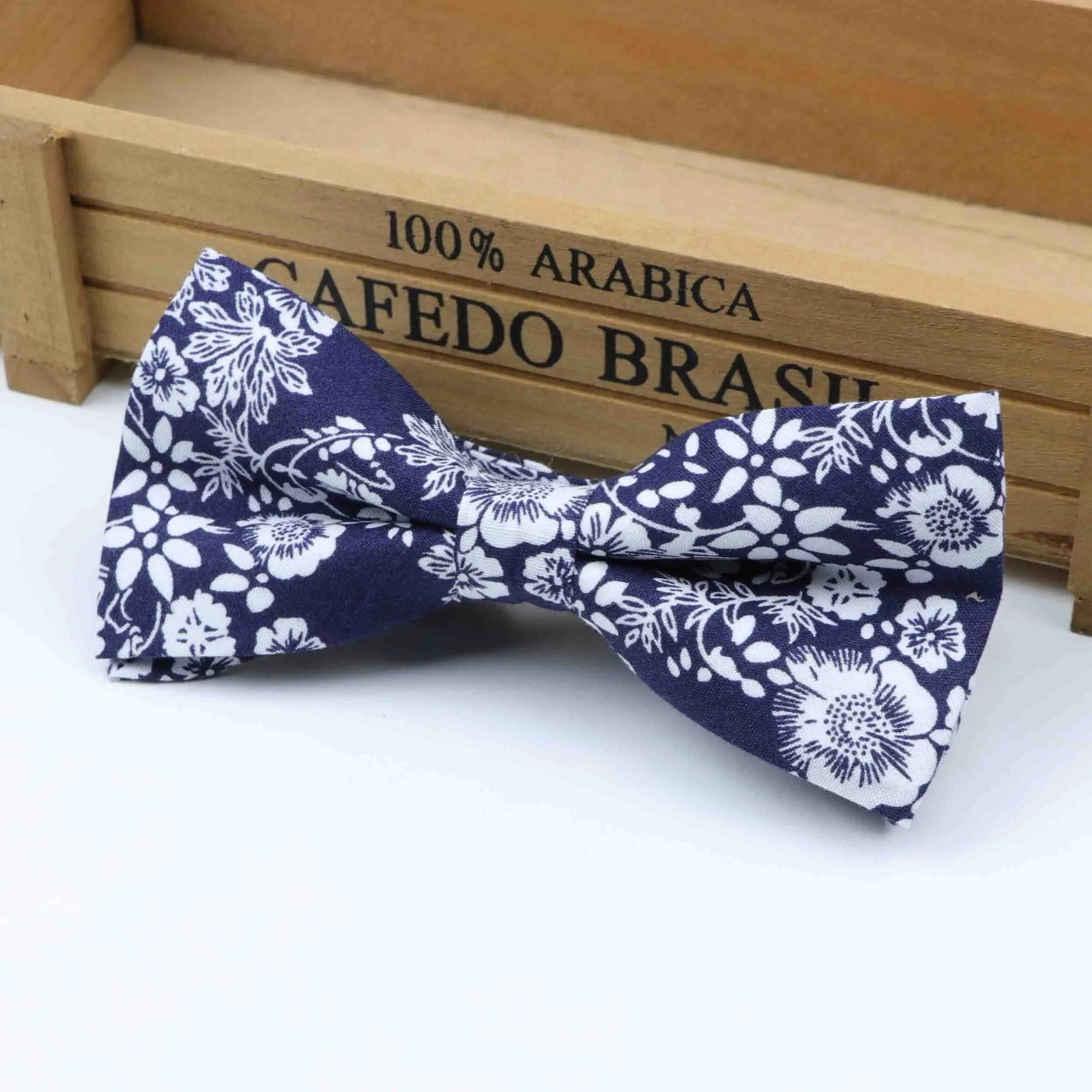 Men s Fashion Cotton Floral Bow Tie Paisley Pattern for Wedding Party Casual Cravat Bow Tie Accessories Gift