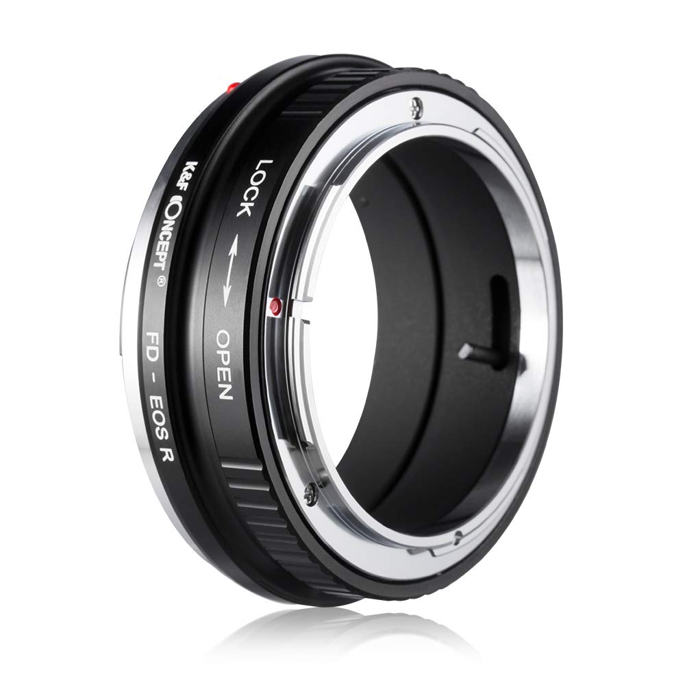 CONCEPT R Lens Adapter for Canon FD Lenses to Canon EOS R Infinity Focusing K&F FD-EOS Cameras, High-Precision