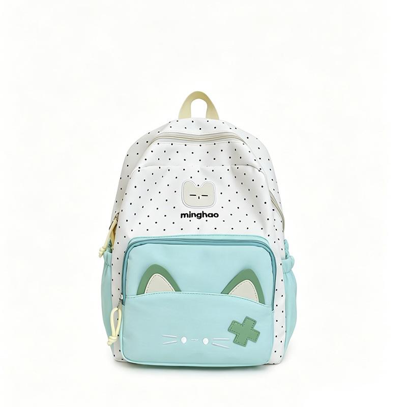 Schoolbag Wholesale Schoolbag Female Ins Cute Cat Backpack Junior High School Student Travel Bag High School Student Commuting Versatile Backpack