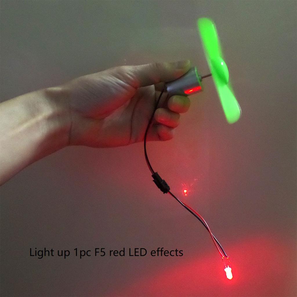 Mini Wind for Turbine Generator Model for Teaching Physical Power Generation Principle and DIY Science Education Experim