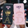 Cute Crown Letters Phone Case For Samsung Galaxy Note 9 Shockproof Protective Back Cover for Galaxy Note9 Silicone Bumper Case