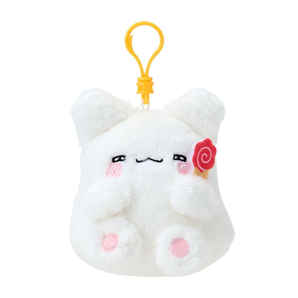 Sanrio Mascot Holder Love Hanamaru Ghost Resin Recommended for Ages 6 and Up 463418 (I Sweets) Polyester/PE