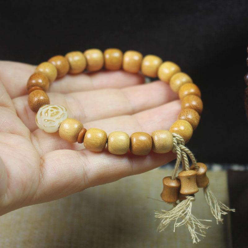 8mm Sandalwood Beaded Bracelet Minimalist Elegant Fashion Gift for Women & Men