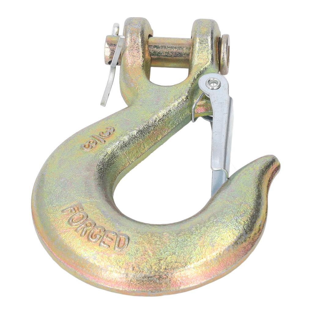 2 Stück 38 Zoll Schäkel-Gleit-Haken G70 Geschmiedeter legierter Stahl Greifhaken für Hebezeuge