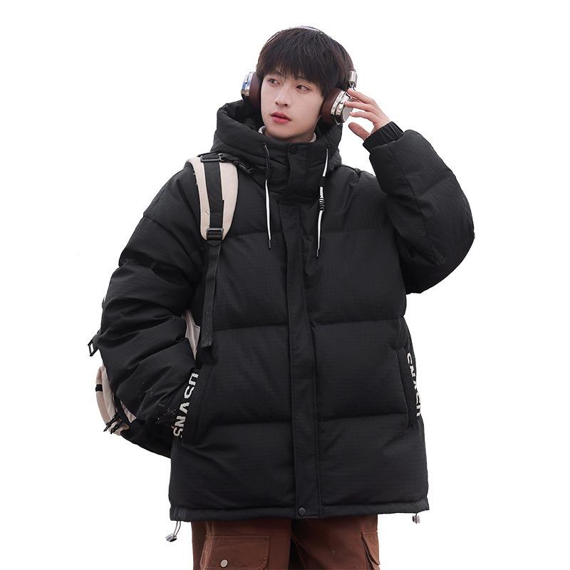 Winter New Fashion Casual Couple Jacket Short Down Jacket Qingchao Brand Thickened Warm and Cold-resistant Men
