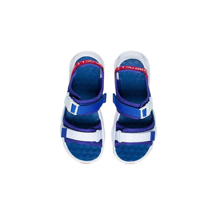 Li Ning Comfortable Versatile Breathable Kids Sandals Kids Footwear Deep-Navy YKUS004-5
