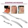 4pcs / set Professional Stainless Steel Gua Sha Scraping Massage Health Care Tools Kit with Aluminum