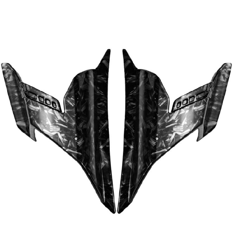 Motorcycle Front Fairing Winglets Aerodynamic Wing Cover Trim Spoiler Winglets Body Work Fairing for ADV160 2022-2023