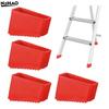 2/4pcs Step Ladder Anti-slip Foot Covers Versatile Ladder Leg Covers Non-Skid Ladder Pads Rubber Foot Pad Insulating Foot Sleeve