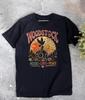 Woodstock Peace Love Music Guitar Dove Hippie Graphic T-Shirt
