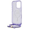 Guess Guhmp16Lhctsgnsu Iphone 16 Pro     6.3 Fioletowy/Purple Hardcase Crossbody Cord Script Magsafe