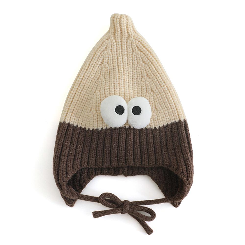 with Flaps Kids Knitted Hat Warm Baby Beanie Cute Winter Beanie  for Baby