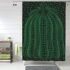 Perdea de duș Abstractă cu dovlecei Yayoi Kusama Baie Poliester Impermeabilă Perdele de baie cu cârlige