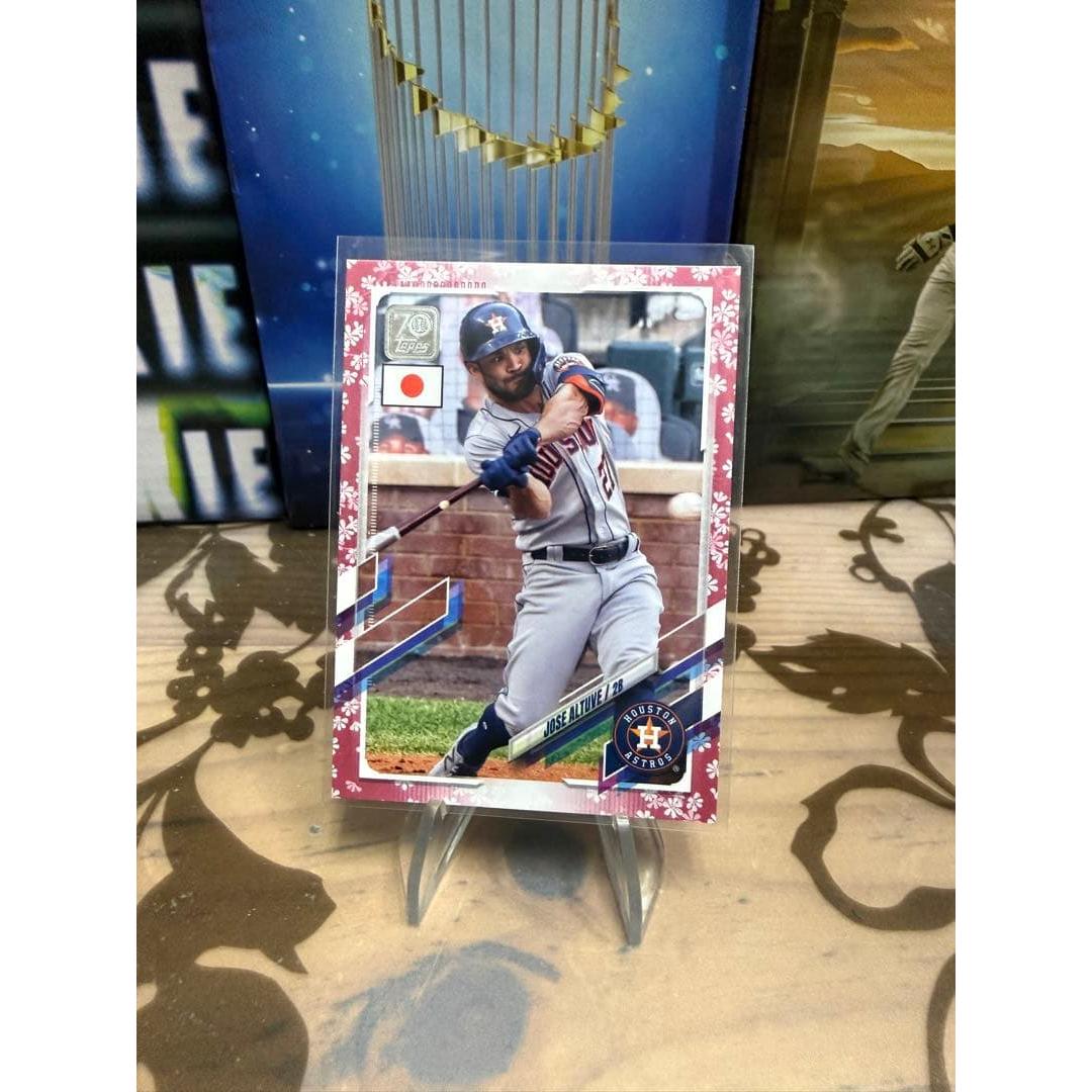 Used Topps Jose Altuve Sakura Parallel 99 Series Altuve