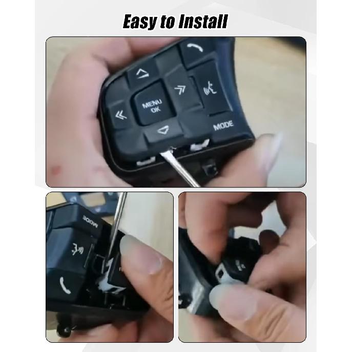 Steering Wheel Button Switch Fit for Land Rover Discovery Replace LR095537 LR095540 | Fit for Rover Discovery Sport 2015-2019 Jaguar XF XE