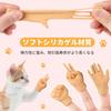 PAVIKE Finger Puppets, Cat Paws, Finger Cots, Hand-Shaped Toys [3-Piece Set], Mini Cat Hands, Stretchable Rubber, Popular Cat Toys, Small Hands, Cat