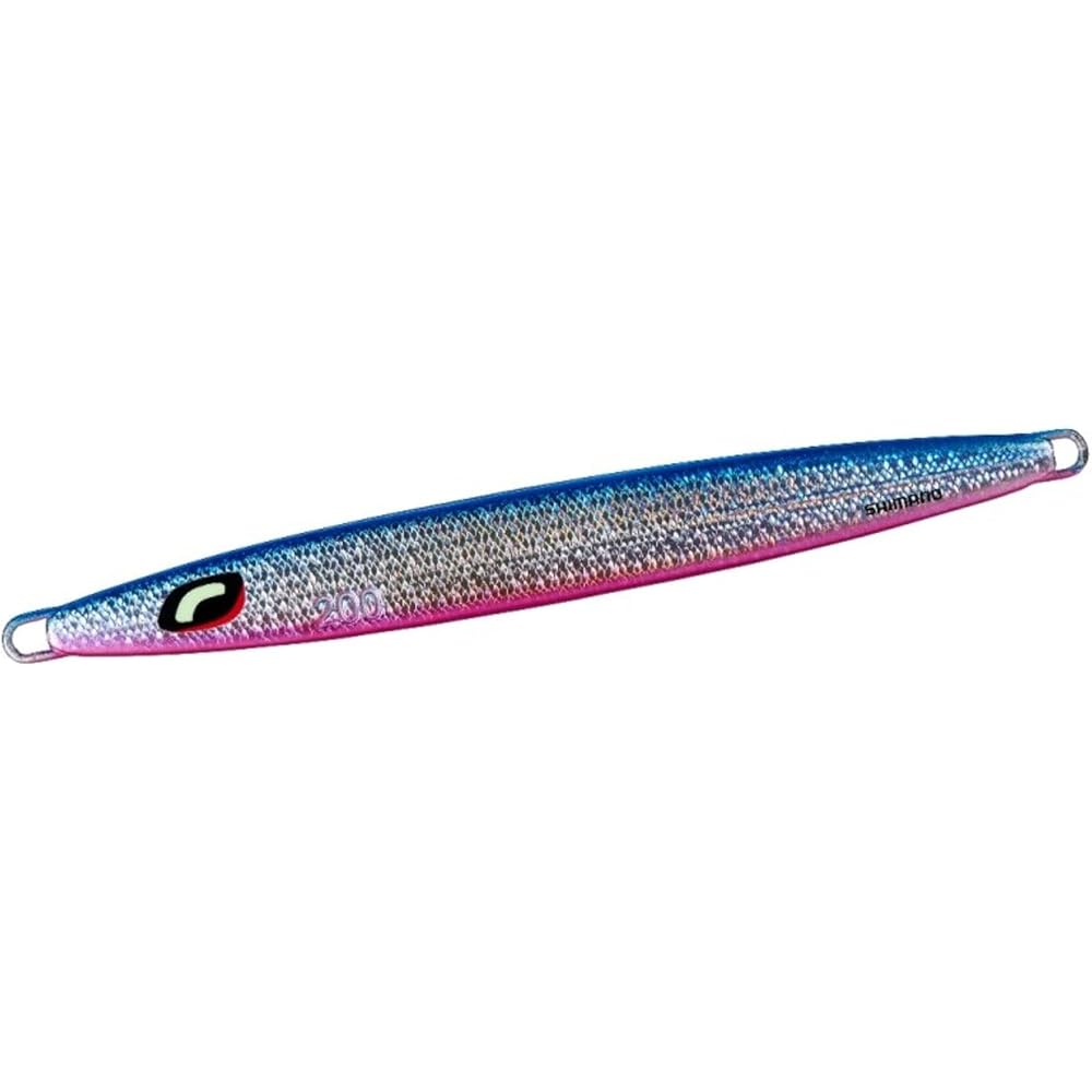 Shimano Ocea Long Weaver 200g Offshore Jig Blue Pink Fishing Tackle