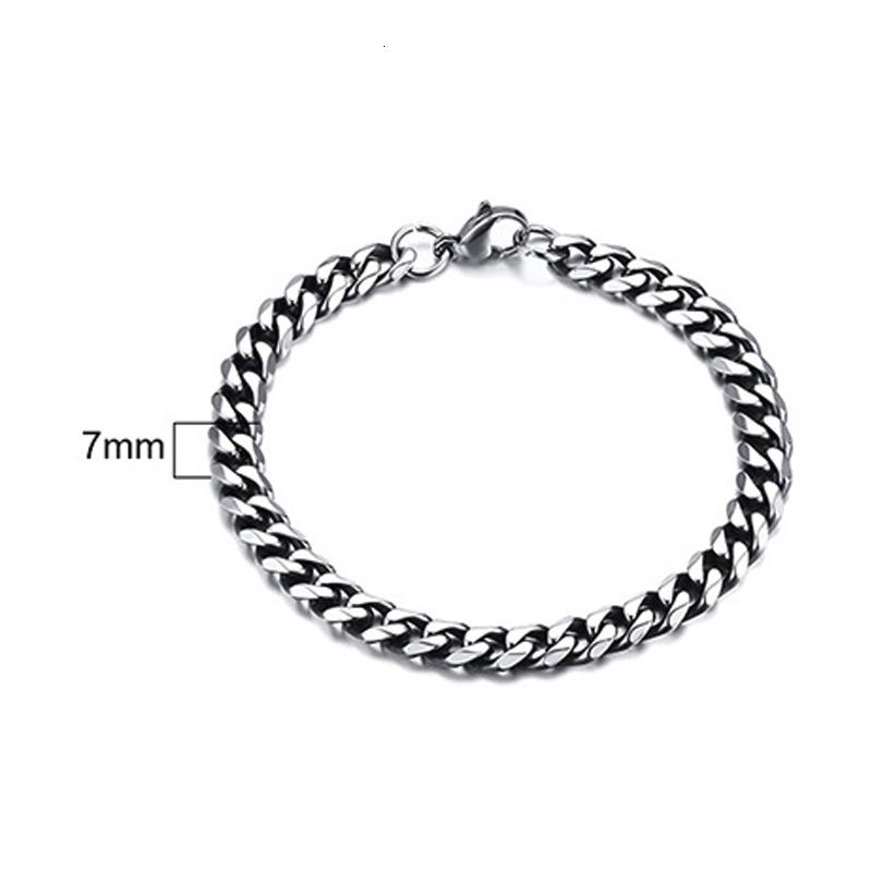Classic Thin Cuban Chain Bracelets for Men Women,Stainless Steel Chunky Curb Chain Wristband,Classic Metal Jewelry Gift