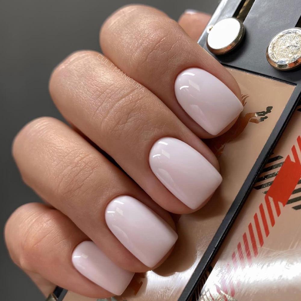 Damskie Proste Średnie i Długie Jednokolorowe Naklejki do Noszenia Nail Art