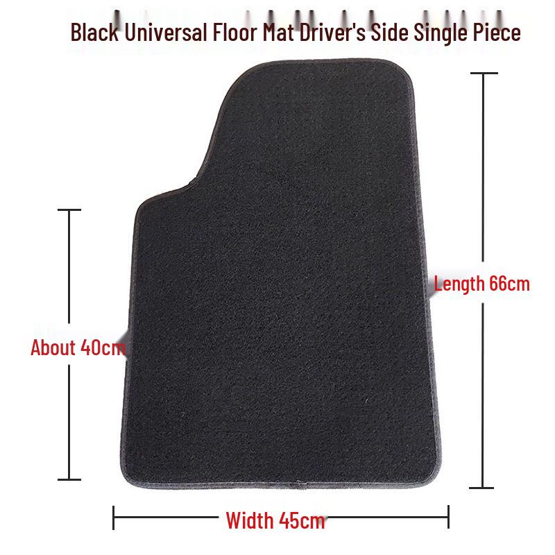 3D Surround Car Floor Mat - Main Driver, Anti-Slip, Suede, Universal Fit