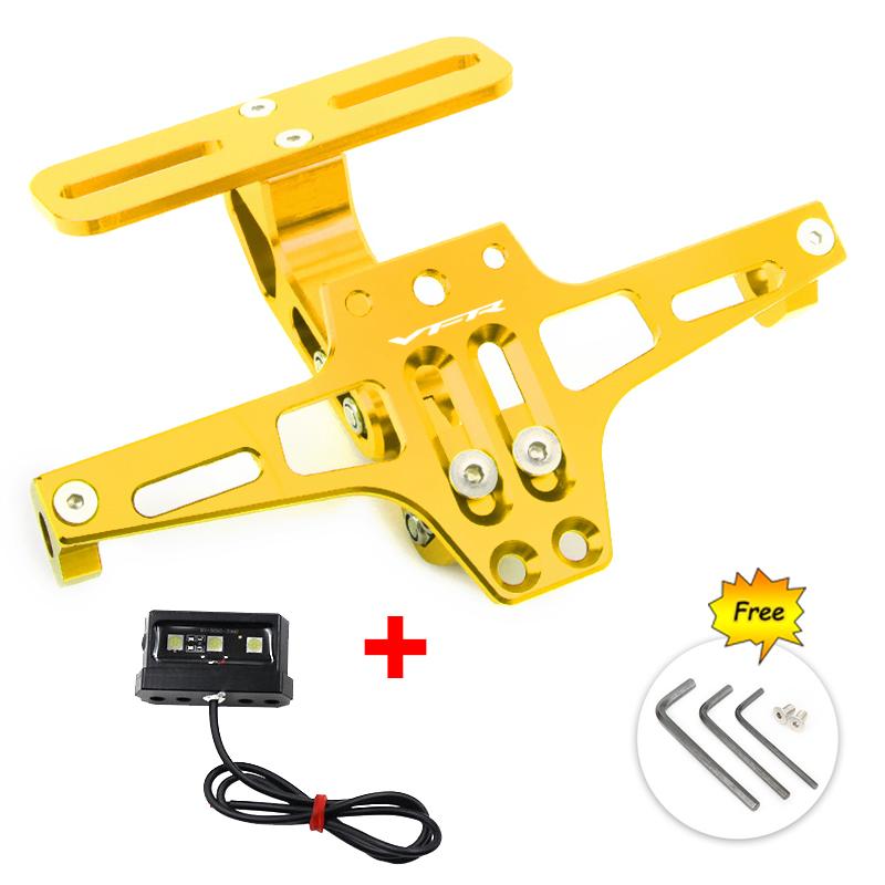 Pentru HONDA VFR 800 1200x VFR750 VFR800X VFR800F Motocicletă Reglabil Spate Coadă Curată Suport Placă de Înmatriculare Suport Lumină LED