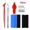 Vinyl Film Tools Kit Mini Heat Gun Vinyl Scraper Squeegee Smooth Tool for Car Wrapping Windows Film Auto Decoration