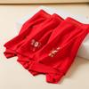 LANGSHA Men's Red Antibacterial Cotton Boxer Briefs (3-Pack)