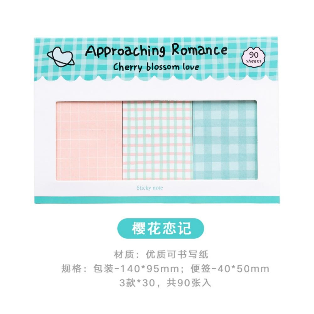 Kawai Square Grid Combination Sticky Notes Are Coming Soon Romantic Handbook Decoration Basic Material Paper Lovely Memo Pad