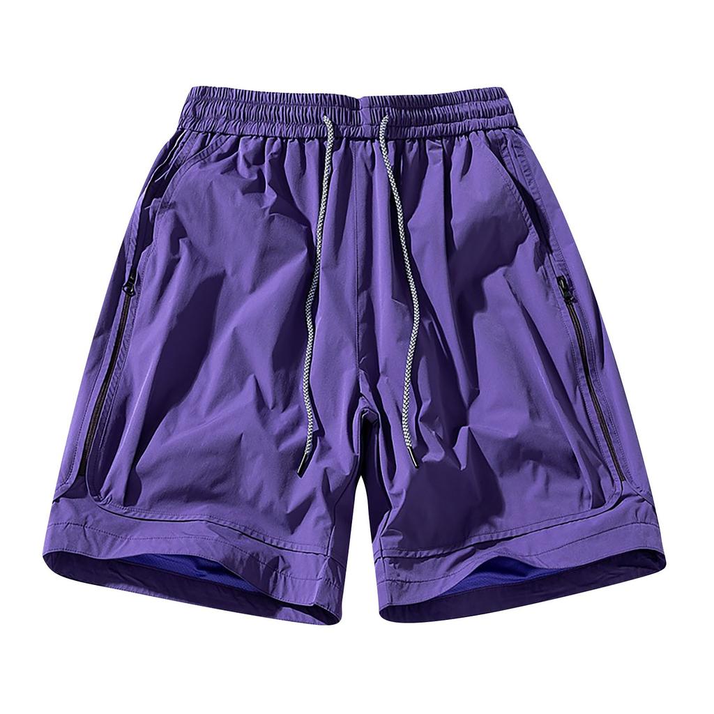 Letní pánské kamuflážní šortky s digitálním potiskem, flexibilní elastické sportovní šortky