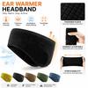 Thickened Thermal Headband Polyester Sports Headband New Ear Warmer Headband  Cold Weather Wear