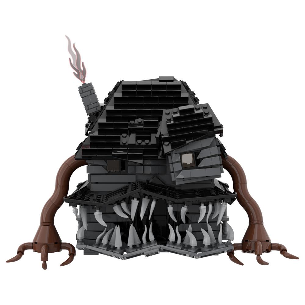 MOC Monster House-without Light Building Blocks