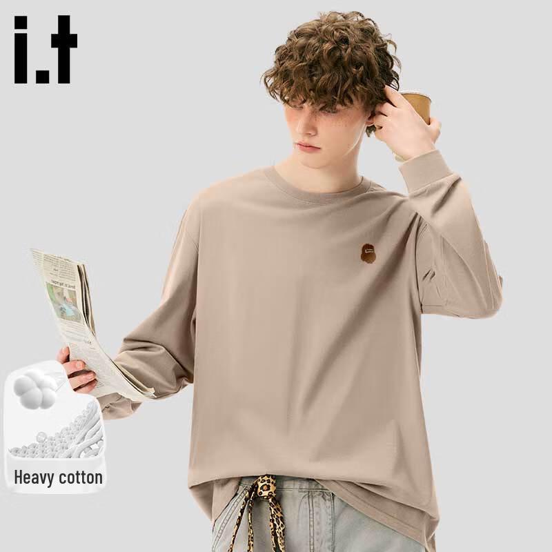 Fingercroxxit Men's Heavyweight Cotton Long-Sleeve T-Shirt