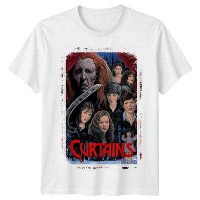 Vorhänge (1983) Filmplakat Inspiriertes Unisex T-Shirt Retro 80er Jahre Tee Unisex