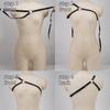 Adjustable Leather Body Chest Harness, Sexy Lingerie Accessory for Women, Perfect for Raves, Parties, and Dance
