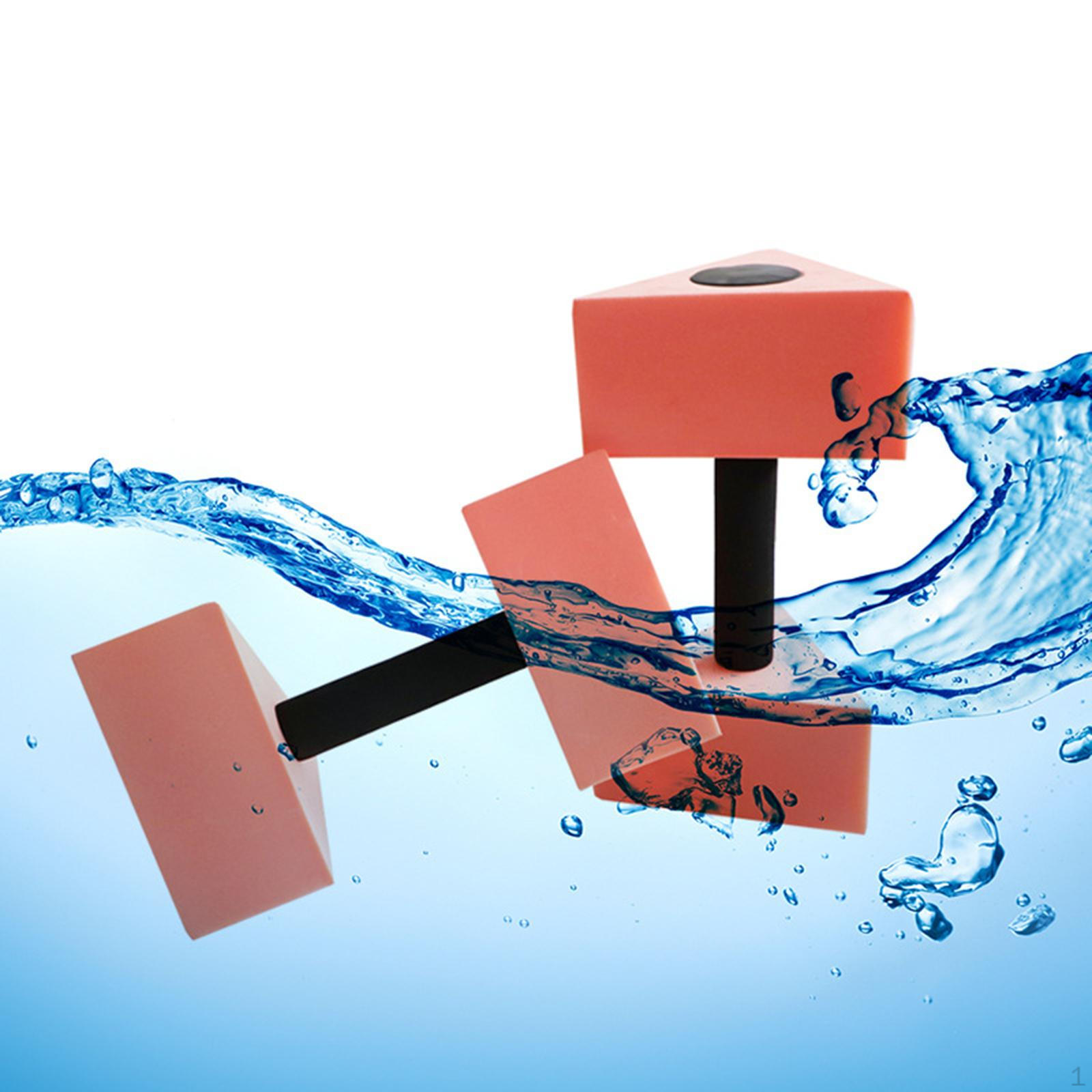 

Гантелі для аквааеробіки для тренувань у басейні - Легкі та плавучі червоний