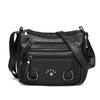 Middle-aged Mother Shoulder Bag Women's New Large-capacity Soft Leather Shoulder Messenger Bag