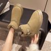 Snow Boots Women's New Winter Velvet Thickened Women's Shoes Warm Snow Cotton Shoes Casual and Comfortable Boots