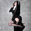 Halloween Adult Costume Cosplay Sexy Nun Costume Mardi Gras Costume