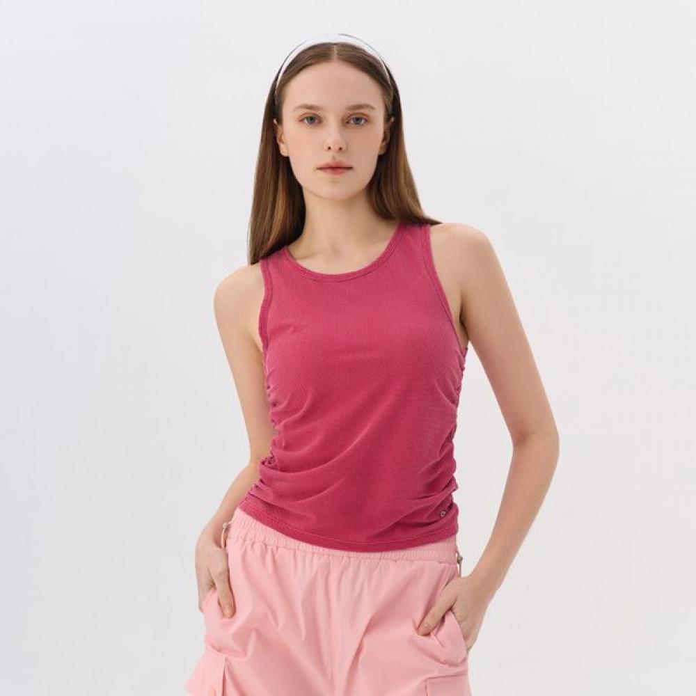 Huit Euro Jersey Washing Shirring Sleeveless Htwte4j03t