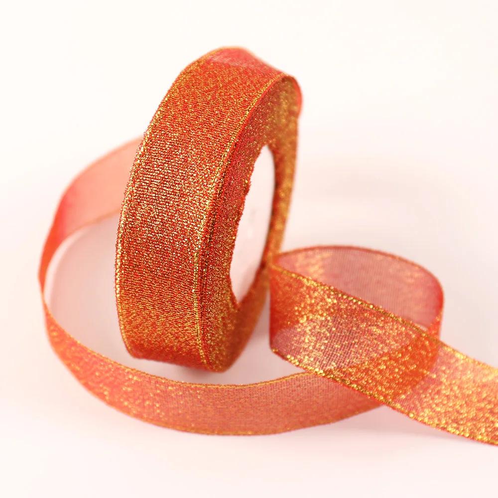 25yards 20mm Colorful Onion Glitter Ribbon for Gift Packaging Webbing Christmas Wedding Decoration Supplies Handmade Ribbons